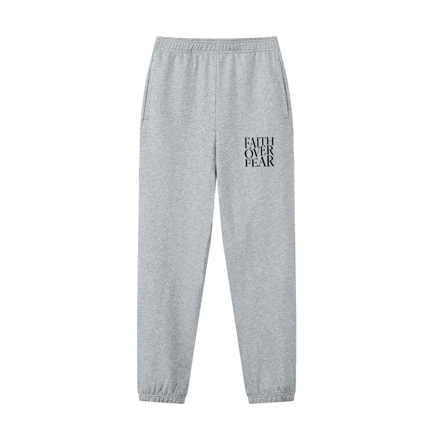 Faith Over Fear - Unisex Essential Jogged Sweatpants
