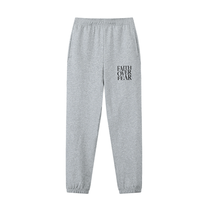 Faith Over Fear - Unisex Essential Jogged Sweatpants