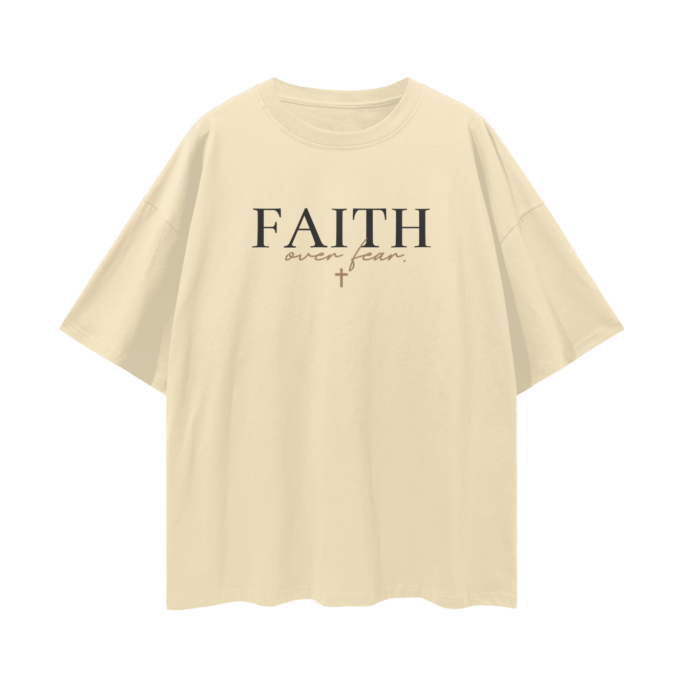 Faithwear,Dropshoulder,Oversize,Faith Over Fear