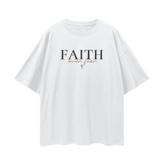 Faithwear,Dropshoulder,Oversize,Faith Over Fear