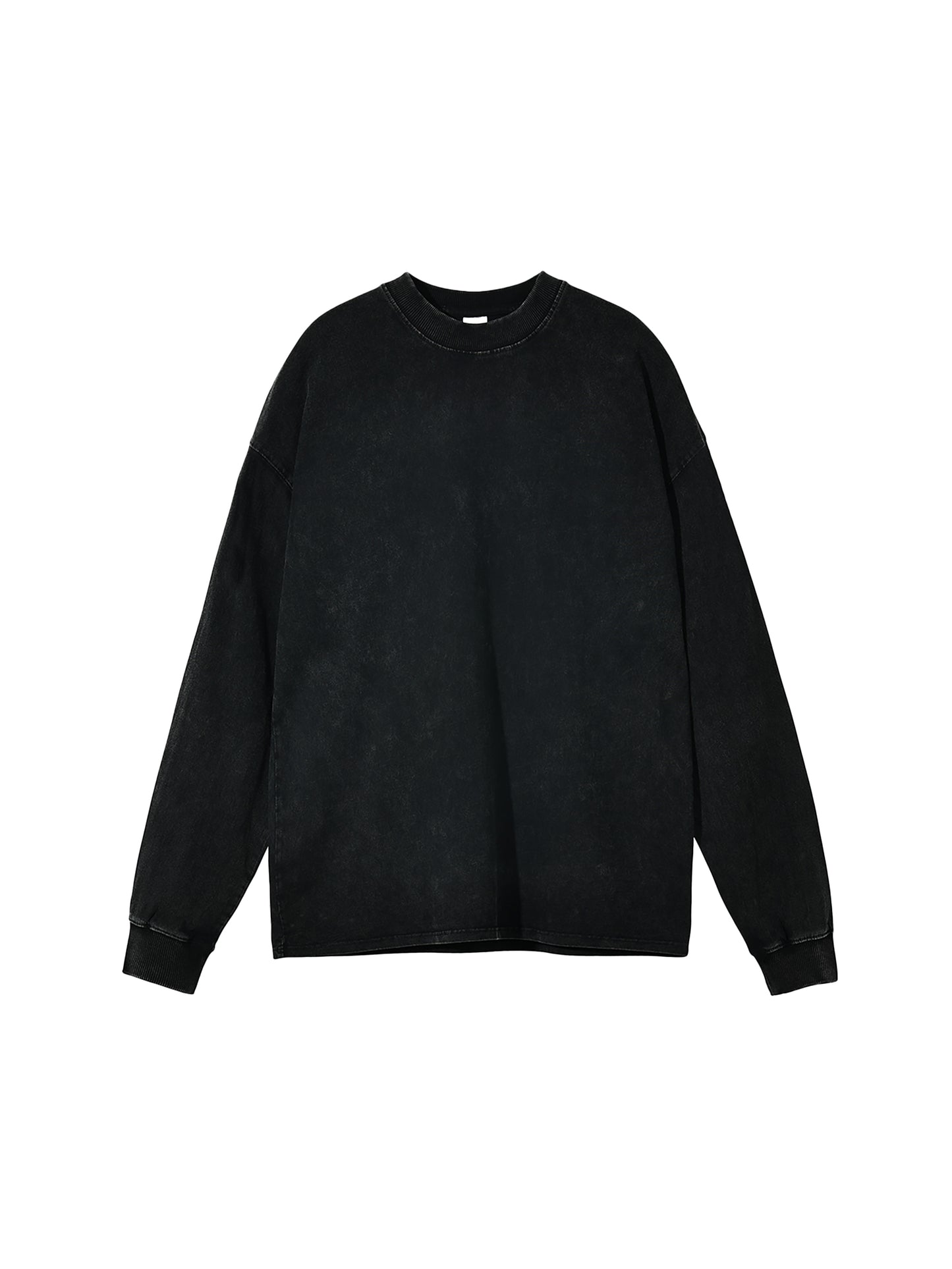 Unisex,Long-sleeve,Oversize,Acid Wash