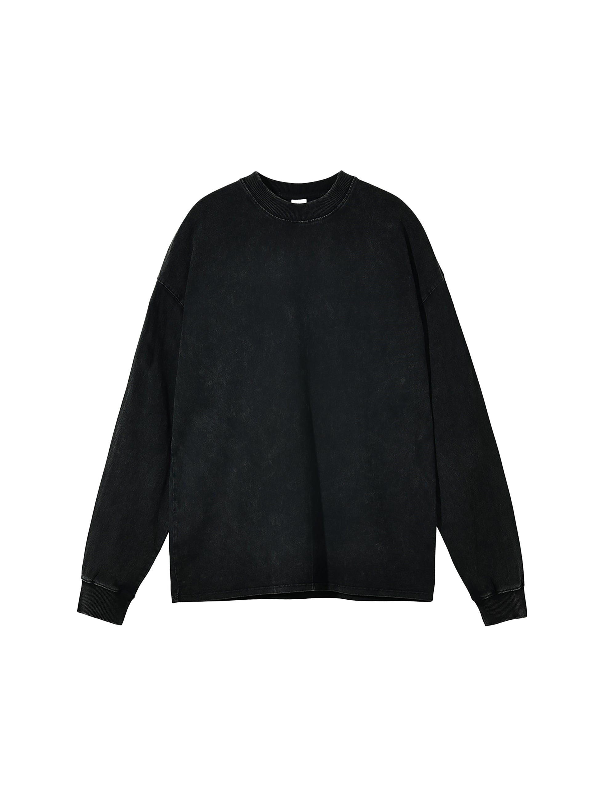 Unisex,Long-sleeve,Oversize,Acid Wash